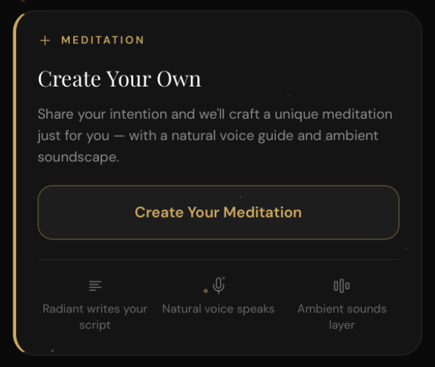 Radiant Mind Practice — Create Your Own Meditation
